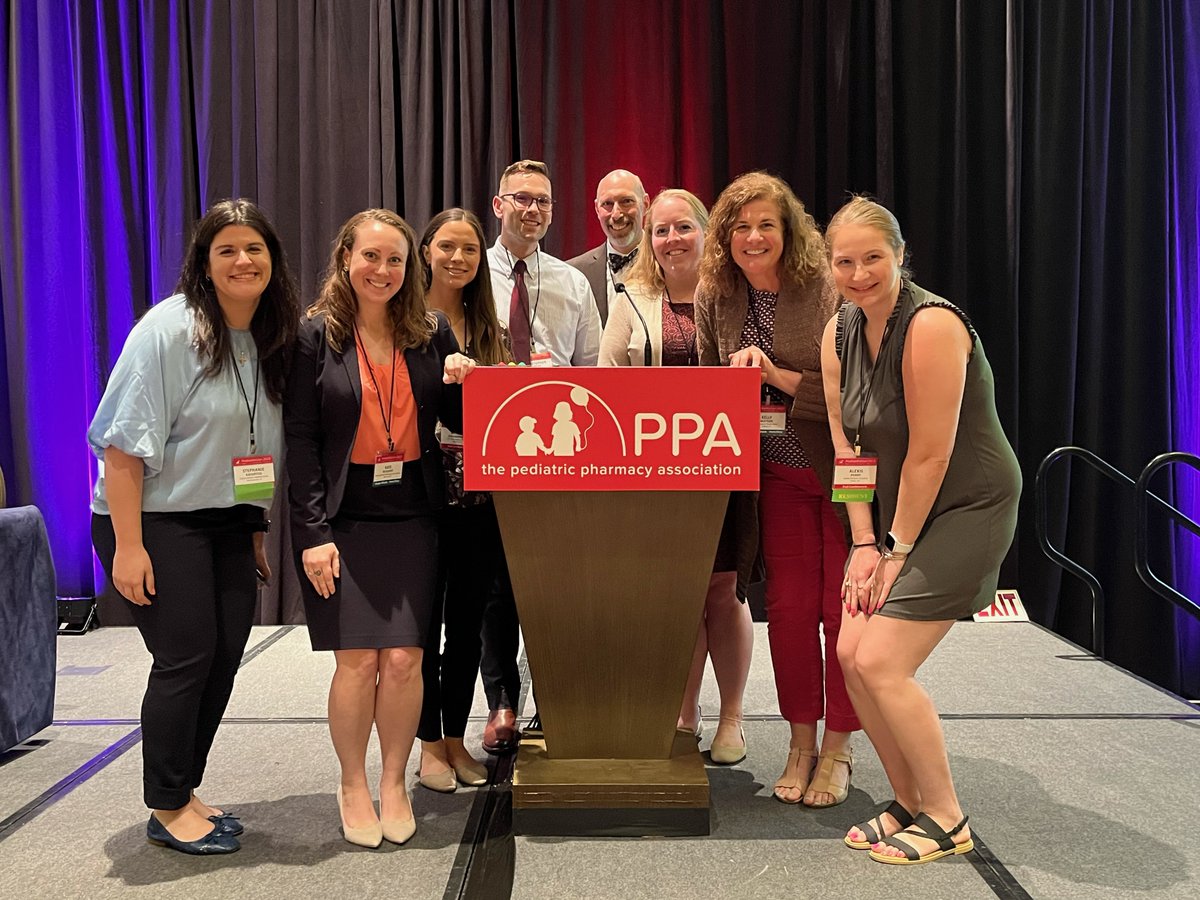 URI_Pharmacy's tweet photo. Former URI PharmD grads and URI faculty are attending the annual Pediatric Pharmacy Association meeting in Dallas TX! @PediatRxAssn #URxI

(Stephanie Katartzis, Kate Reichert, Brooke Szachnowicz, Chris Hartley, Michael Muller, Erin Tibbetts, Kelly Matson and Alexis Terry ) https://t.co/jqxrW5mUql