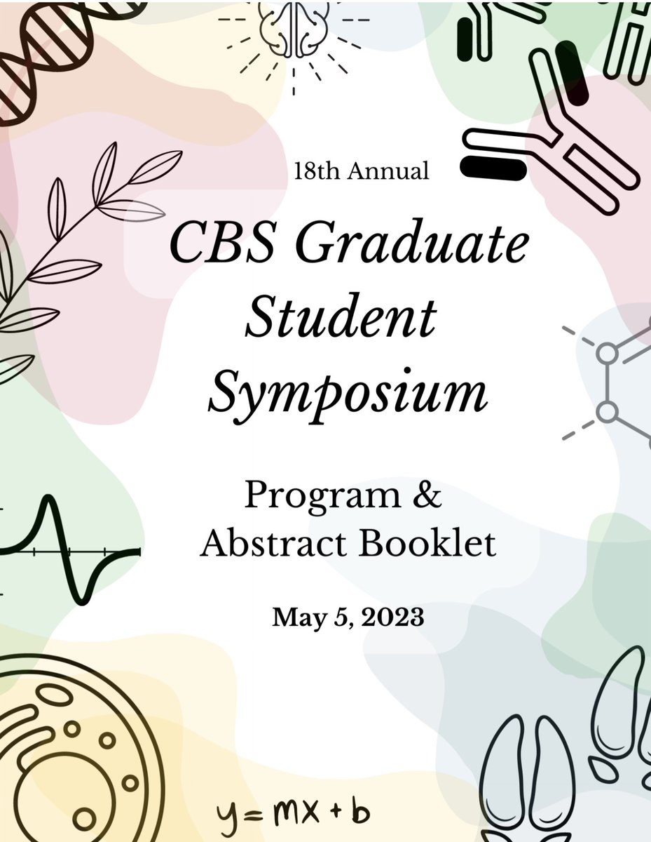 Ecology_forlife's tweet image. Tomorrow is the CBS Graduate student symposium! HUGE shoutout to the organizers and sponsors of this event because I absolutely adore this event. I can't wait to learn about and hype the research tomorrow!