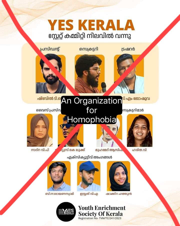 Kerala has become a graveyard for the LGBTQIA+ community. Several queer members have lost their lives due to homophobia, including Praveen Nath, a young trans man and Mister Kerala, who committed suicide today after experiencing cyber bullying.

Yesterday, an organization called