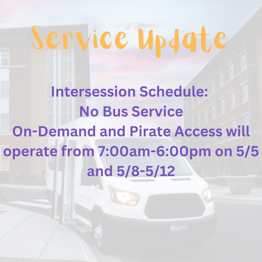 ECU Transit tweet media