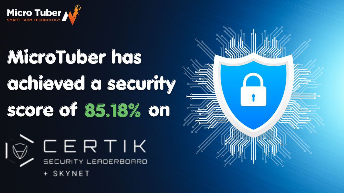 Micro_tuber's tweet photo. 📣MicroTuber has achieved security score of 85.18% on skynet.
Check the on-chain analytics and insights on MicroTuber by Certik Skynet. https://t.co/v2cFwrKjW0
Read the complete article on Medium: https://t.co/PUz8HwxfTN
#metarising #microtuber #mct #mrg #c2e #p2e #nft #mexc https://t.co/xxbY012dzH