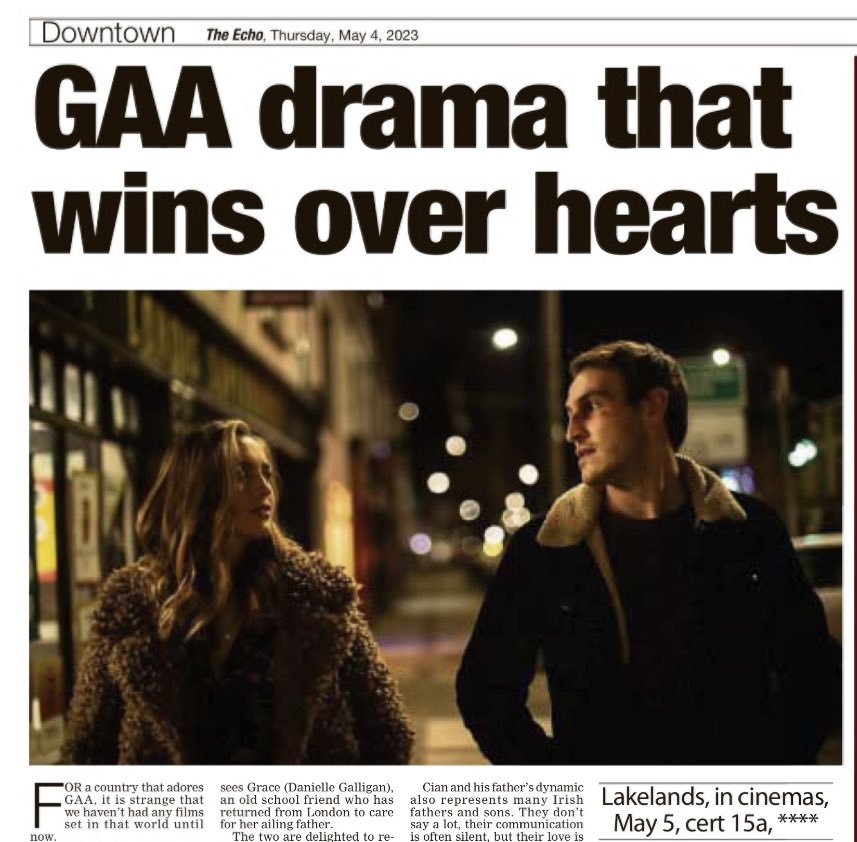 CaraODoherty8's tweet image. It is farewell to Peter Quill &amp;amp; the gang in #GuardiansOfTheGalaxyVol3, eco-terrorists learn #howtoblowupapipeline, and the #GAA take centre stage in the excellent new #Irish drama #Lakelands @echolivecork #FilmReviews