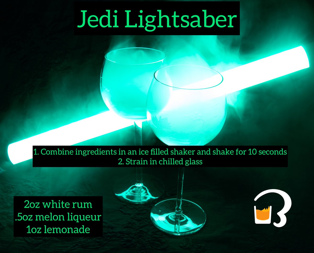 RealBarBook's tweet photo. May the 4th Be With You!
Cocktail of The Day - Jedi Lightsaber
#MayThe4thBeWithYou #cocktailoftheday #TheBarBook #cocktailjournal #rum #liqour #FlavorProfile #drinkdiscoveries #indulgentexperiences #realreviews #sharethispost #VeteranOwned https://t.co/aA8dGrNhf8