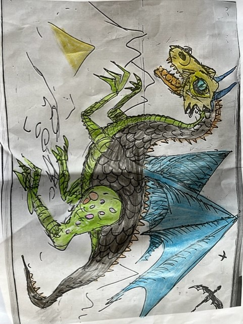 French_HTHA's tweet photo. James S has completed some fantastic drawings at home! Absolutely love these James! https://t.co/cbLs8CBBr7