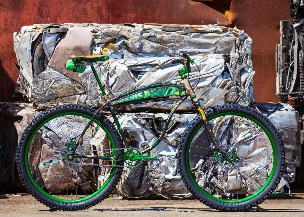 OuterShellAdven's tweet image. Stoked to be one of the many local makers that came together to support this project! Enter to win the #SierraRecycler bike and support the public lands and waters where you get outside. 

The Sierra Recycler is a custom one-off bike built by Cjell at Monē Bikes and the folk…