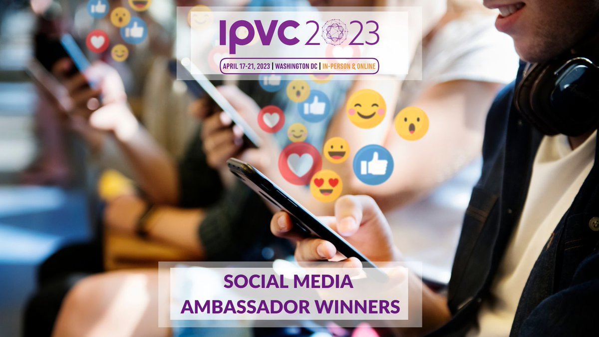 IPVSociety's tweet image. 🎉Congratulations to the winners of the #IPVC2023 Social Media Ambassador campaign! Thank you to each one of you for the great effort and help in spreading the word about the Conference and raising awareness of HPV and HPV-related diseases. 

👉ipvconference.org/become-an-ipvc…