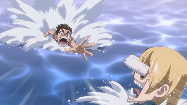 HHH_HIDE's tweet photo. #DrSTONE 3期 5話
欲しいは正義、龍水が夢見���機帆船は千空の科学の力と合わさり現実となる
サクサク進み過ぎな気もするけれど、これだけの人材と素材が揃っていれば可能なのかな
仲間との別れを惜しむ南ちゃんの涙は心に染みた
銀狼、それナランチャw
遂にソユーズが眠る始まりの地へ
そそるぜこれは https://t.co/DmjtL9r9Sq