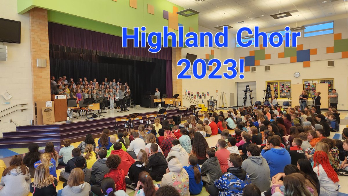 Thank you @HLMusicians for sharing our students talents today as we celebrate all our <a href="/Hamilton_HLE/">Highland Elementary</a> Choir!! They were absolutely incredible, break a leg tonight! #BeHighland 🦁 @HLAsstPHCSD <a href="/mrswhitesfss/">Amanda White</a>