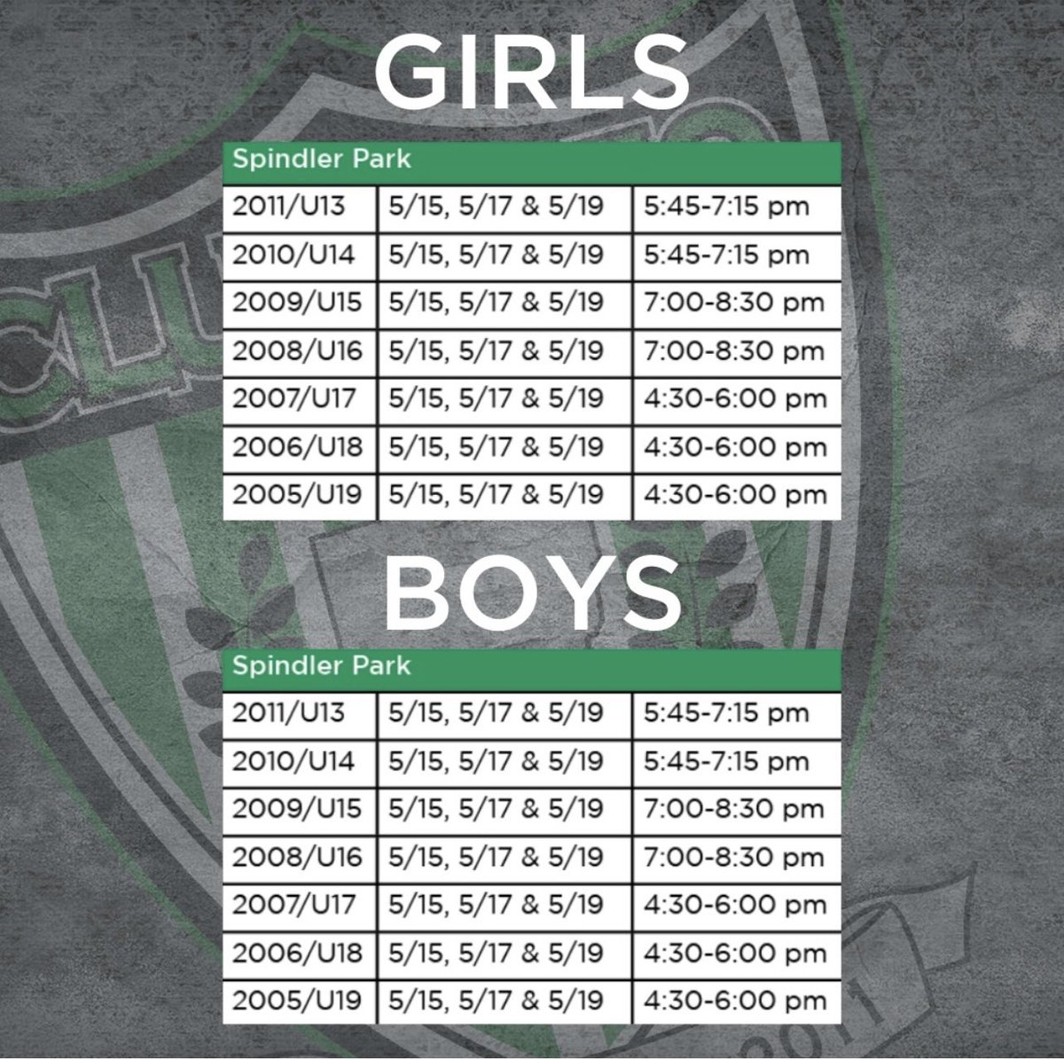 ClubOhio07Natl's tweet photo. Mark your calendars! Tryouts for @ClubOhioSoccer are the week of May 15th!  #ClubOhioSoccer #Tryouts

If you are interested in trying out, please make sure you have signed up through our website here: https://
https://t.co/VNmjbl9Rsr https://t.co/seciUuWKmG