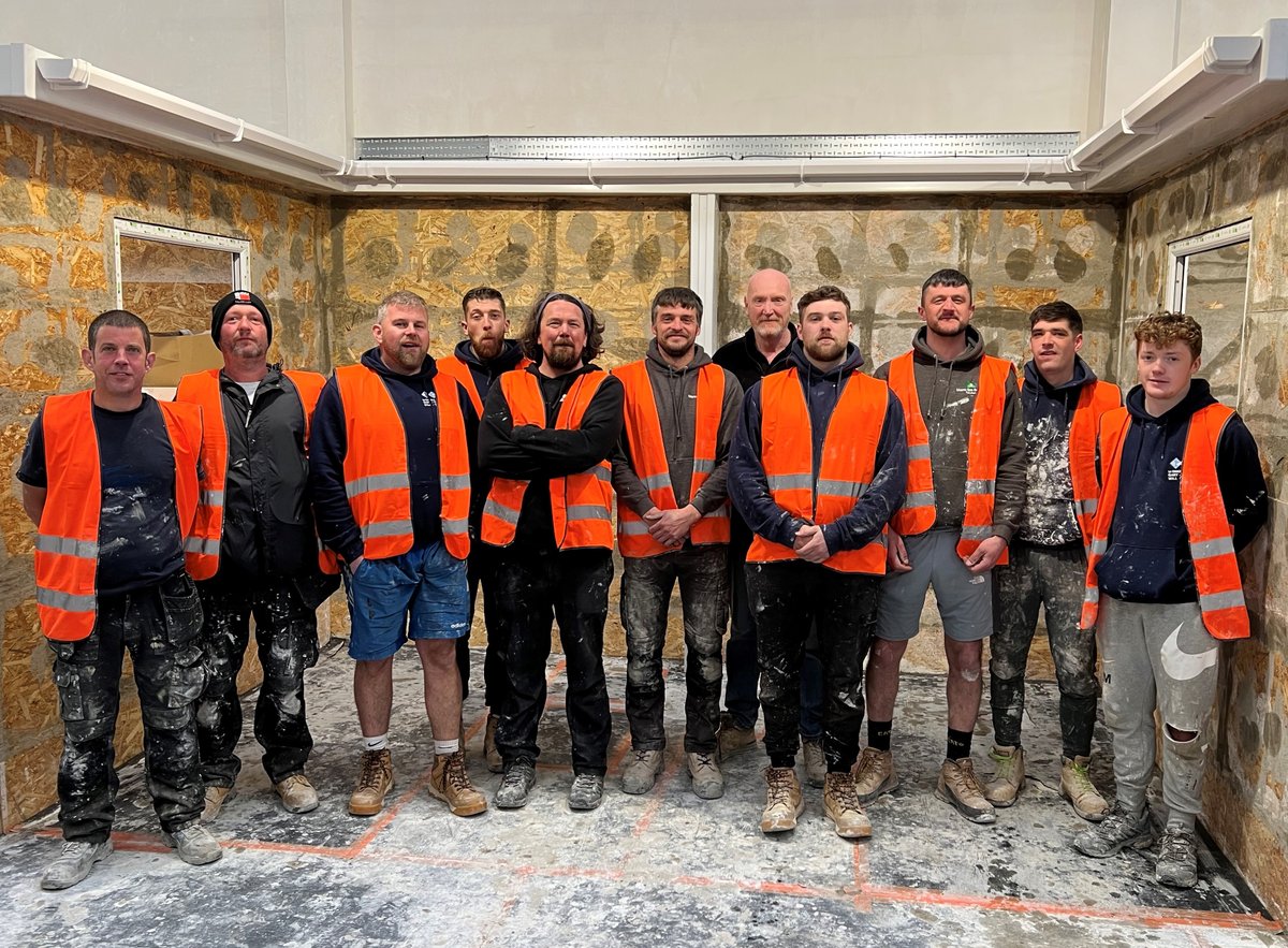The trainees at Baumit’s training facility in Doncaster last week took part in a 2 day course on advanced EWI installation, they successfully completed the course and now are able to offer Baumit Warranties. 
Find out more on all of our training courses lnkd.in/dpJ2pht4