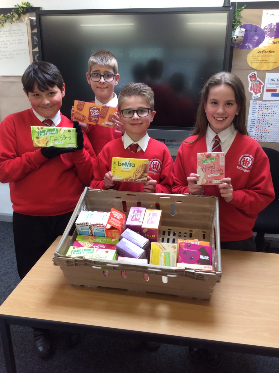 SaltergateSchs's tweet photo. A huge thank you to @coopuk #Jennyfields and @asda @AsdaHarrogate for donating some tasty foods and drinks for our Year 6 SATS breakfast. #SATS #ks2 #fulltummies https://t.co/RHlBt3xoV9