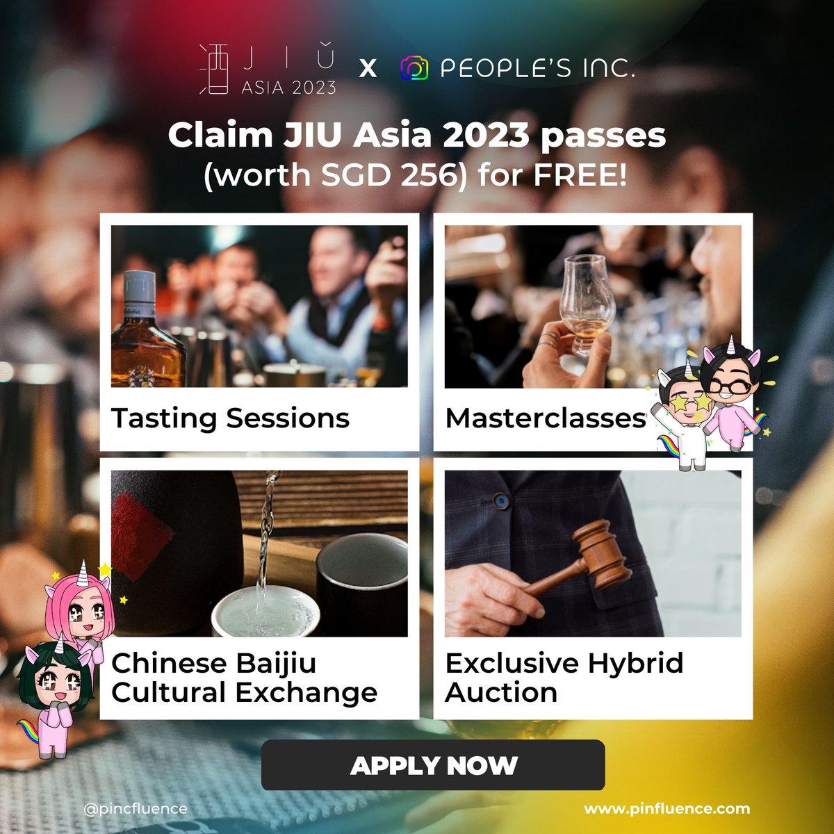 pincfluence's tweet photo. 🔥 Attention all #adventure #seekers!🔥 Score FREE @jiuasia x @pincfluence JIU Asia 2023 passes (worth SGD 256)!

🍸 Get ready for an epic #journey through the world of spirits! 🌏✨ Head to https://t.co/N8M4NptTiu now!

Questions? DM @pincfluence. Follow for more #campaigns! 💌 https://t.co/dXqjhrpew9