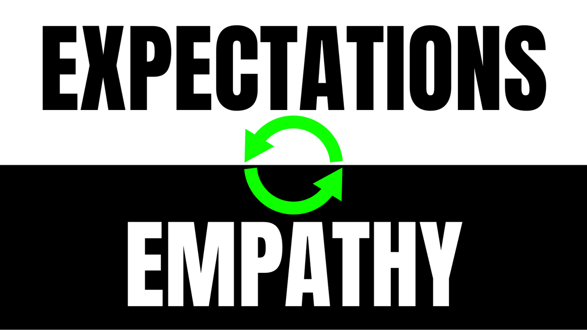 Whether you coach kids from poverty or from privilege, they need high empathy AND high expectations:

1. Don't lower your expectations just because you have high empathy. Lowering the bar of standards and responsibility is not an act of love. It's an act of fear.

2. Don't lower