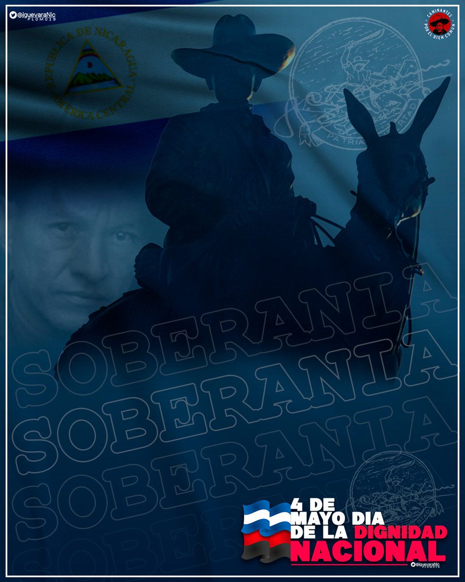 ¡Feliz Día de la Dignidad Nacional! En este 4 de mayo, reafirmamos nuestro compromiso con la lucha por la libertad y la justicia. #UnidosEnVictorias #MayoVivaSandino

<a href="/jguevaraNic/">AИTOИIO ⅁UƎVAЯA❤🖤✌🏽🇳🇮</a> 
<a href="/huella_sandinis/">HUELLA SANDINISTA🇳🇮</a>