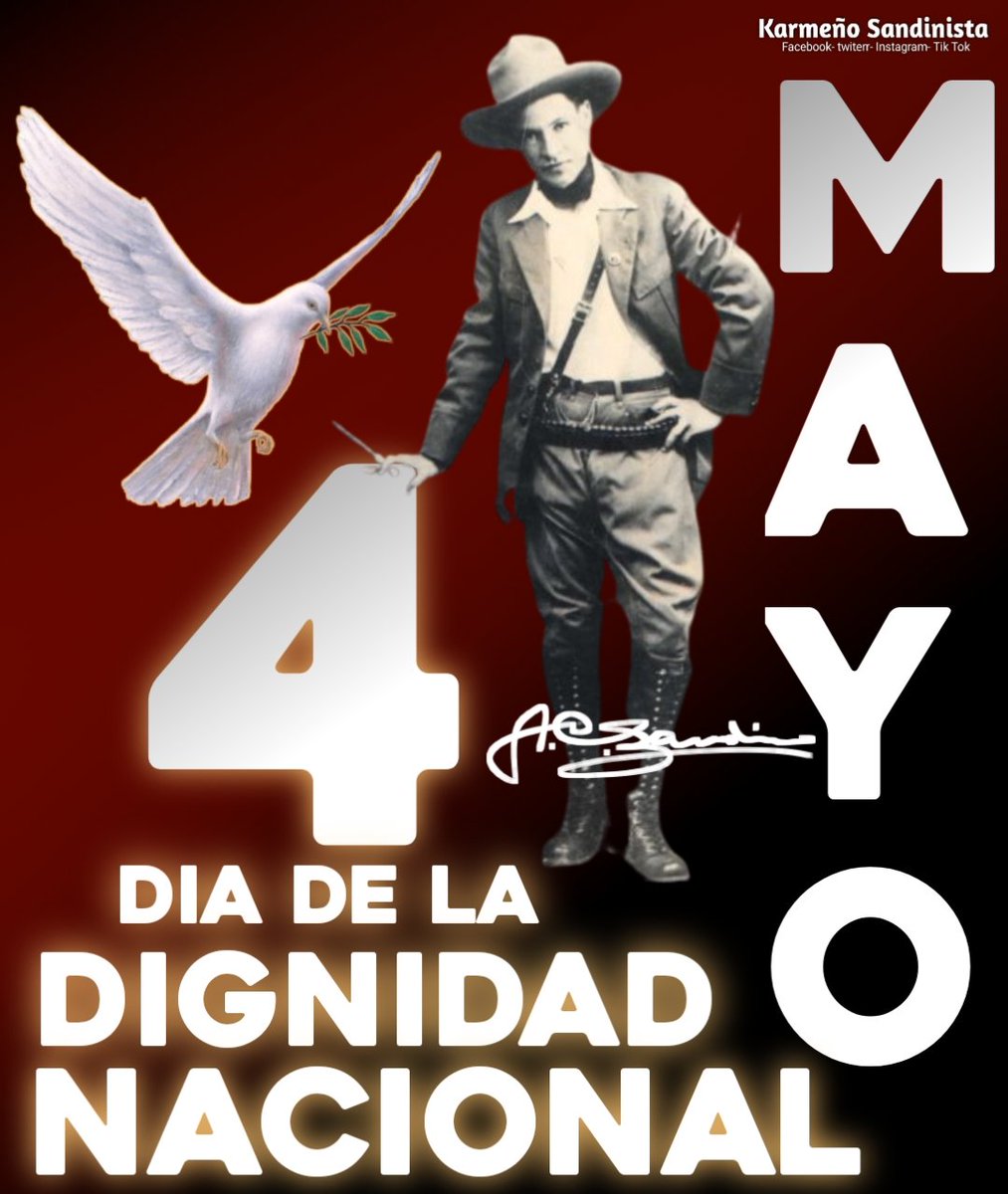 📌 Nuestro 𝗖𝗼𝗺𝗮𝗻𝗱𝗮𝗻𝘁𝗲 𝗗𝗮𝗻𝗶𝗲𝗹  es el claro reflejo del espíritu de dignidad y soberanía del 𝗚𝗲𝗻𝗲𝗿𝗮𝗹 𝗦𝗮𝗻𝗱𝗶𝗻𝗼. 
 𝐇é𝐫𝐨𝐞 𝐍𝐚𝐜𝐢𝐨𝐧𝐚𝐥  de #Nicaragua 🇳🇮. 🔴⚫✌️

#MayoVivaSandino
#PLOMO19