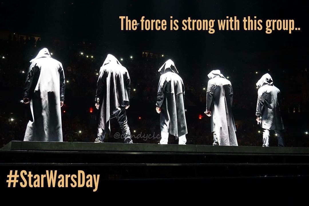 Showin that <a href="/NKOTB/">New Kids on the Block</a> #StarWarsDay love with an old goodie of mine!