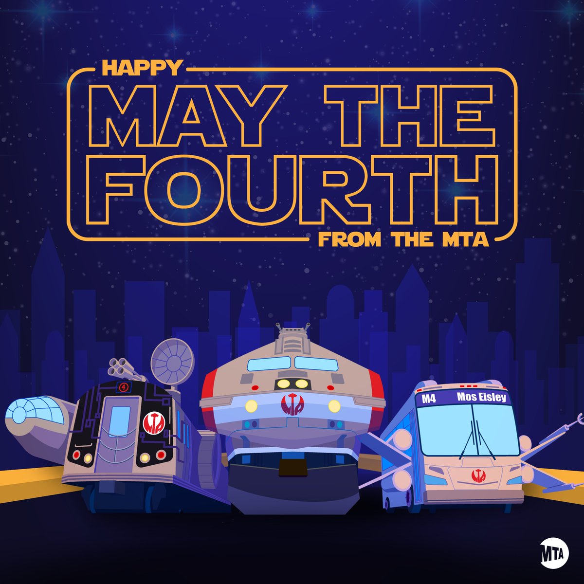 When you take public transit, you save the planet from the Dark Side.

Happy #StarWarsDay!
