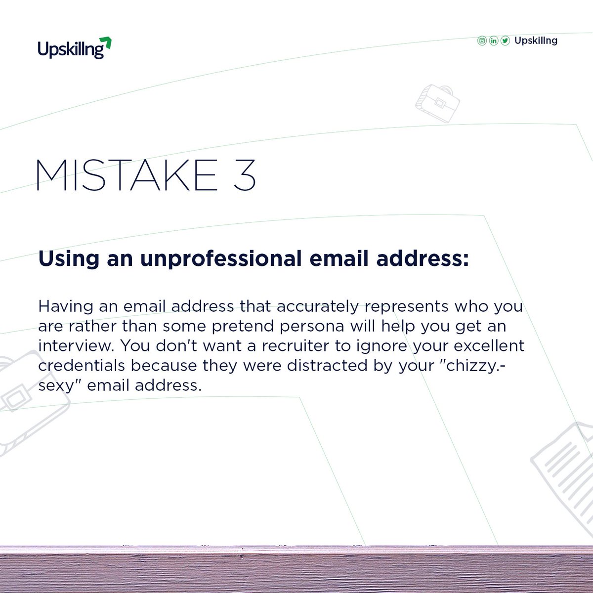 UpSkillng_'s tweet photo. Don't overlook these mistakes in your resume. They're critical.
Swipe to learn.
Retweet this content if you found it useful 🚀
#upskillng
#Jobsearch
#Resumetips https://t.co/oqhOkvBSh3