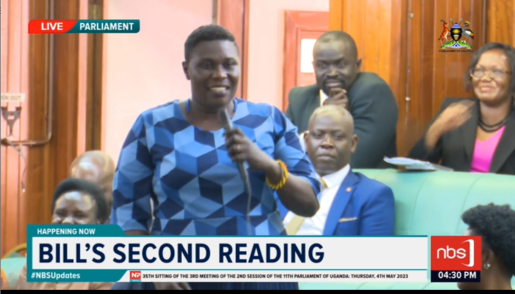 nbstv's tweet photo. Hon. Obigah Rose: In the previous years, the African men were very fertile but because we have decided to put our boy child in diapers, that is the reason for infertility, therefore it should come with the cost. You have to pay for the cost.

#NBSUpdates #PlenaryUg https://t.co/oh0co4QRdT
