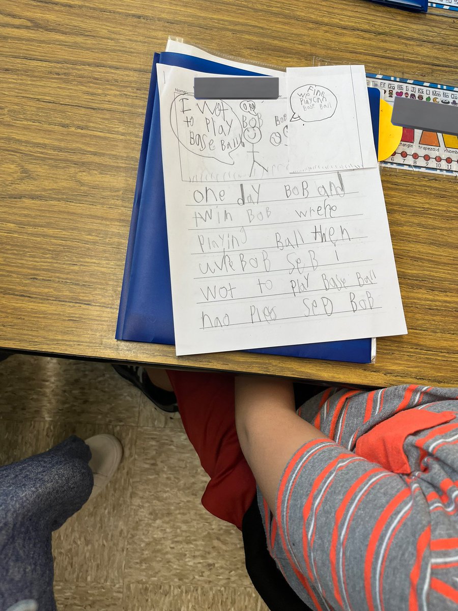 gabrielle_hock's tweet photo. Writers are on a roll this week! Ss used speech bubble post-it’s to add what their character would say. Next, they added it to their writing as well! @OceanAveSchool @TCRWP https://t.co/0zZ789Dj8i