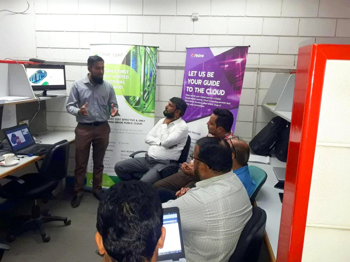 QCloudPK's tweet photo. We had an amazing partner enablement session with CMC where we provided a complete overview of QCloud. Shuja Ul Hassan &amp; Muhammad Talha Khan led the session, sharing their expertise &amp; experience to ensure that everyone left with a deeper understanding of our cloud.

#partnership https://t.co/mYsYY4eBQw