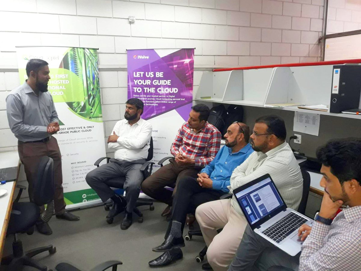 QCloudPK's tweet photo. We had an amazing partner enablement session with CMC where we provided a complete overview of QCloud. Shuja Ul Hassan &amp; Muhammad Talha Khan led the session, sharing their expertise &amp; experience to ensure that everyone left with a deeper understanding of our cloud.

#partnership https://t.co/mYsYY4eBQw