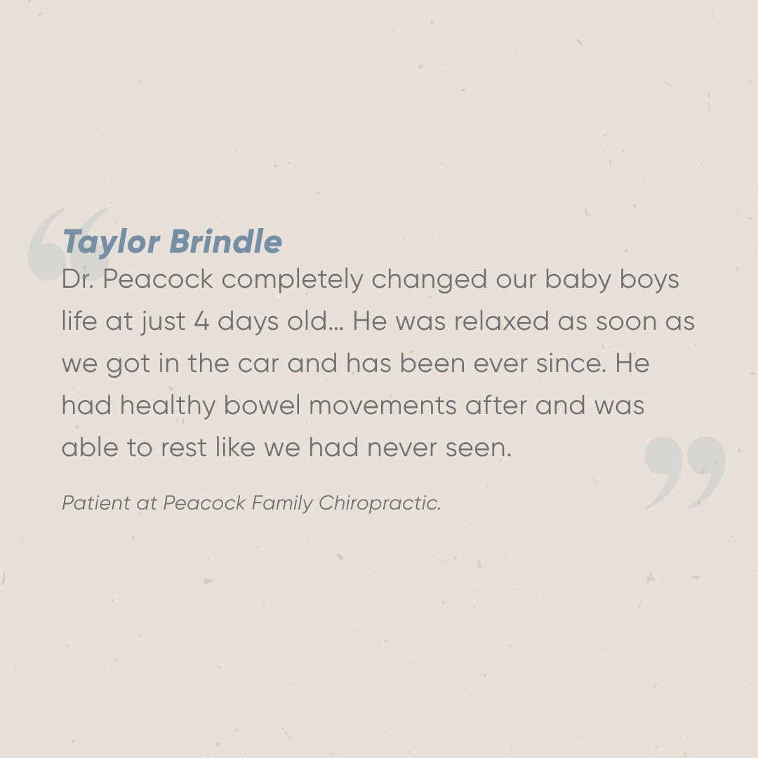 👶 Did you know chiropractic care may be able to help your newborn baby? By gently adjusting their spine, we may be able to alleviate discomfort from the birthing process, improve sleep patterns, help their body function as it's supposed to &amp; more! Share this post with a new mom