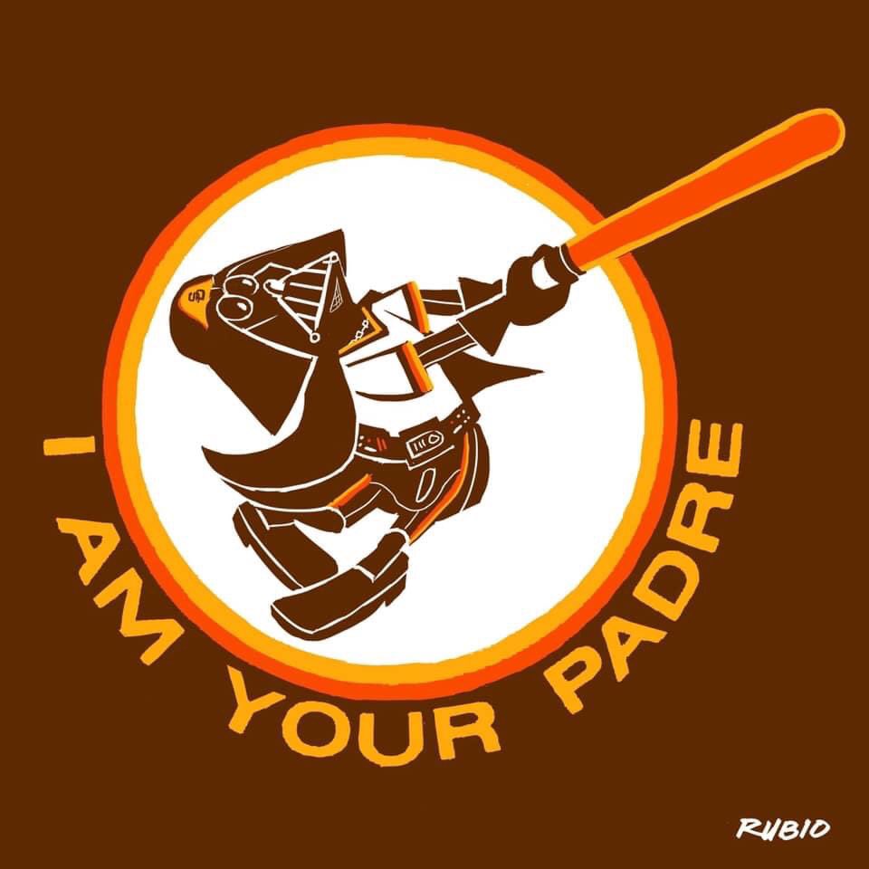 Bobby_Rubio's tweet photo. I AM YOUR PADRE

#DarthPadre 
#FriarFaithful @Padres
Happy #StarWarsDay 
#MayThe4thBeWithYou https://t.co/CgMqSOwKIQ