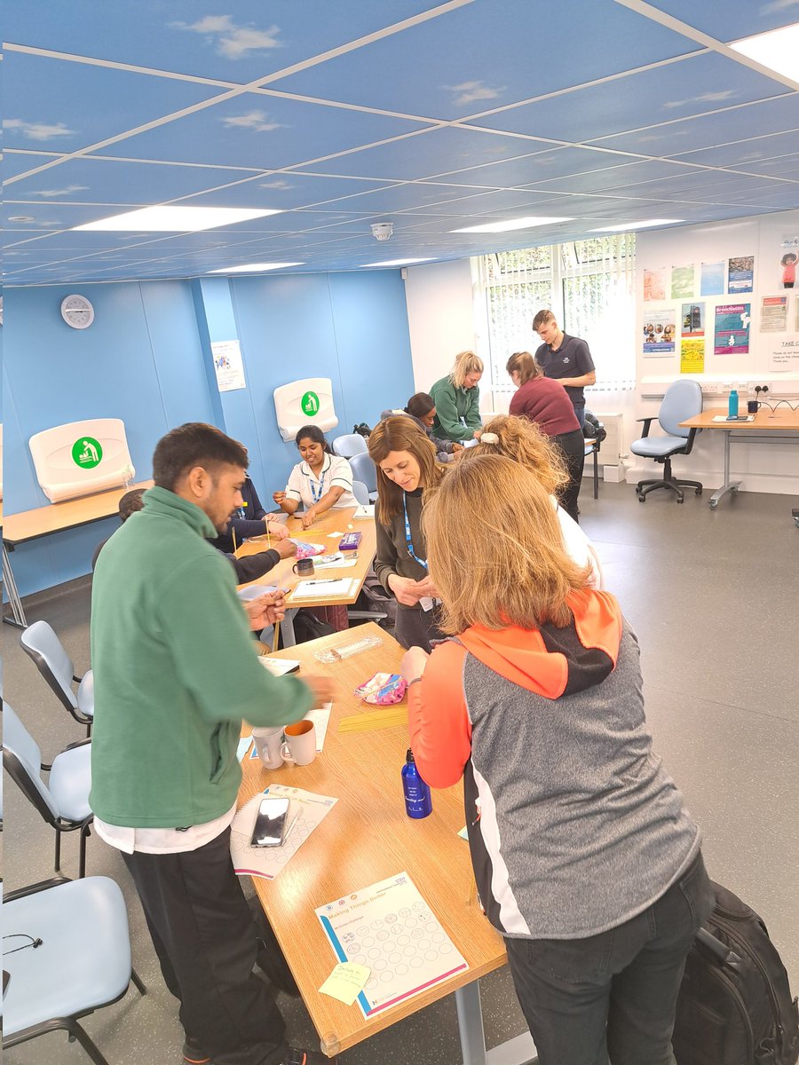 shalina_shah's tweet photo. "Build a tower" she said...
"Let's do this!" they said...
A pleasure to introduce @HCTNHS's #MakingThingsBetter approach at the #AHPPreceptorship programme today
@sarah_GB80 @BeckyFarrar3 https://t.co/RscJOTbolW