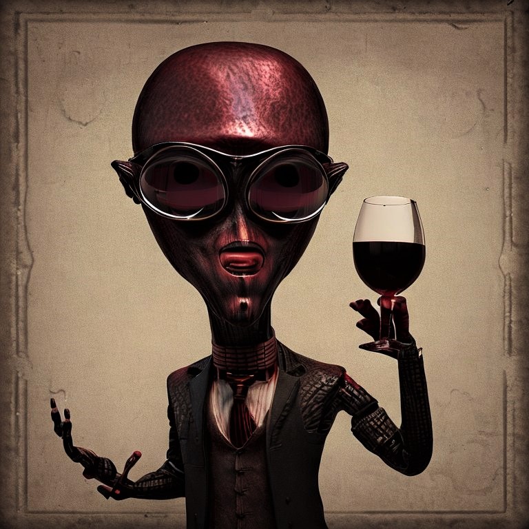 ReversePorridge's tweet photo. Happy Thursday 
#ThirstyThursday #ThursdayThoughts #ThursdayMotivation #alien #aliens #winemom #wine #thursdaymorning https://t.co/nL5UGTIySe