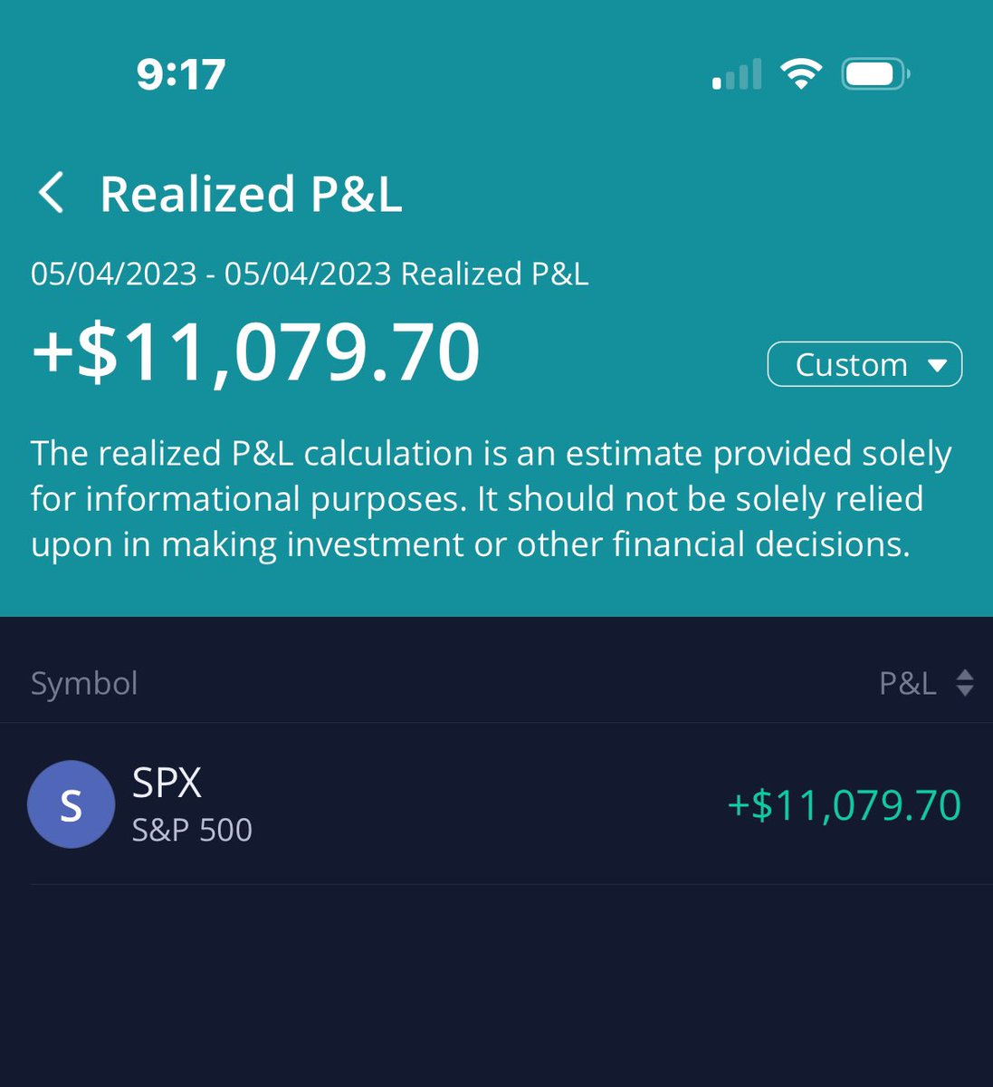 David_Bui00's tweet photo. 1st day in your discord….up $11k on spx puts 🐻🚩@KeanuTrades https://t.co/WsIk8fKOU9