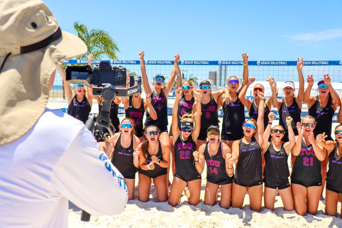 TCU Beach Volleyball tweet media
