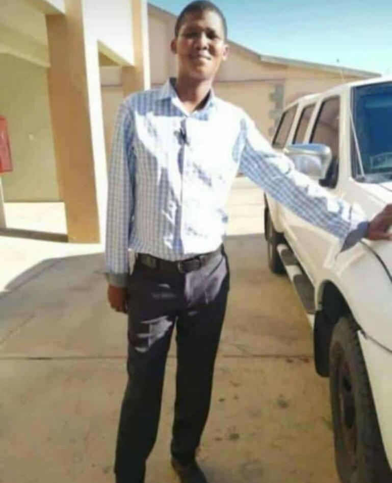 UnitMissing's tweet photo. #MISSINGPERSONALERT: Dominikus Swartbooi known as "Sputla is missing  ever since 4 April 2023.

He was last  seen around 2am on the  4th of April at colleauge barax window in  Ariamsvlei , Namibia wearing black and yellow tracksuit. https://t.co/EPdR27s7HV