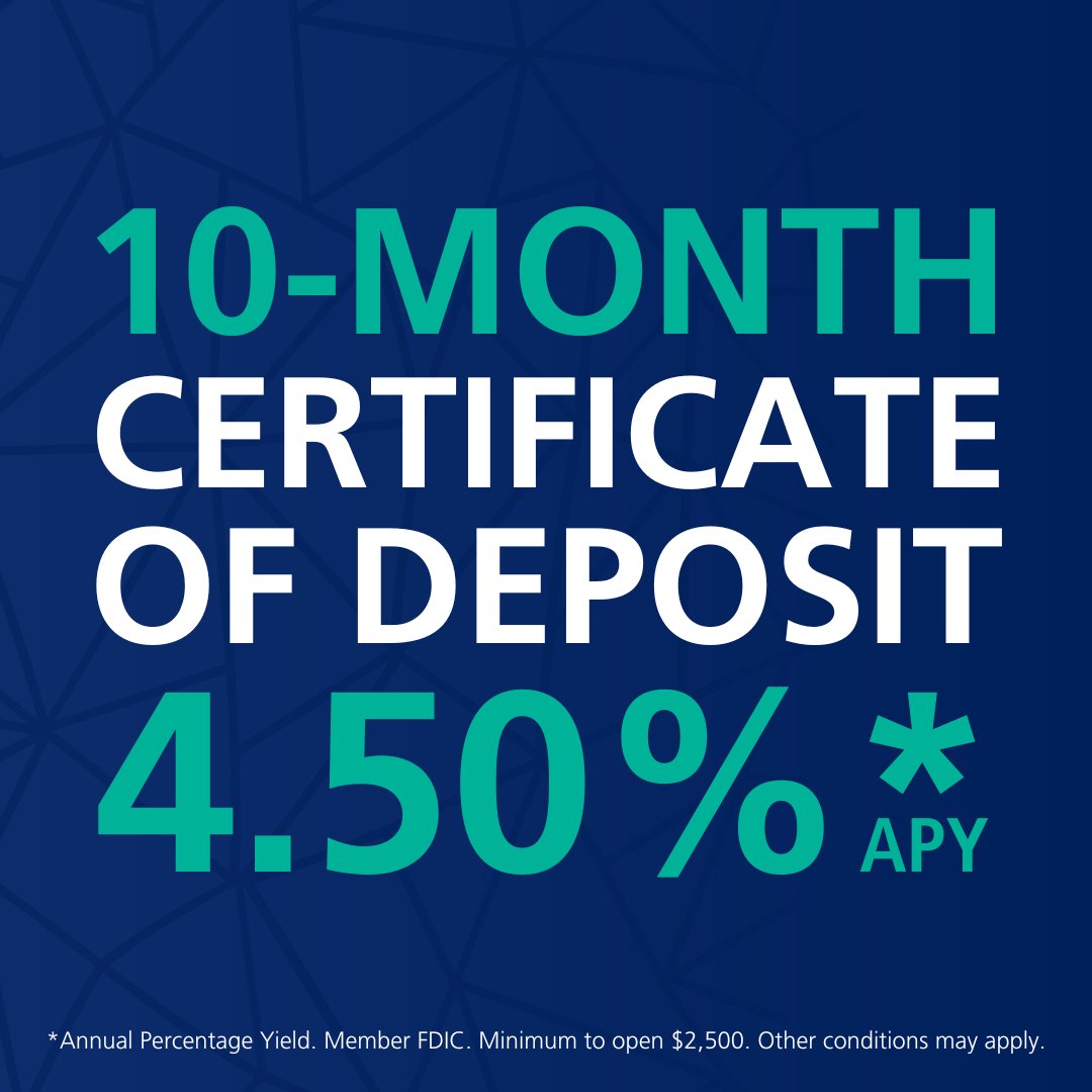 ExtracoBanks's tweet image. NEW AND APPROVED CD RATES! 

Offering two low-risk ways to grow your money. Save smarter, not harder.

Learn more about our 10 &amp;amp; 20-Month CD: extbnks.co/lowrisk

#ExtracoBanks #10MonthCD #20MonthCD