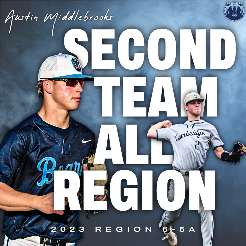 Congratulations to Logan Pierce and Austin Middlebrooks being named Second Team All Region for Region 6-5A #GoBears