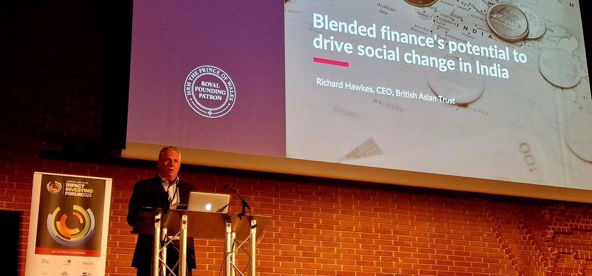 ImpactInvest_1's tweet photo. BLENDED FINANCE’S POTENTIAL TO DRIVE SOCIAL OUTCOMES IN INDIA
Richard Hawkes, CEO, @britishasiantst
#impactinvesting #esginvesting #impactinvestingworldforum #iiwf2023 #iiwf #sustainableinvesting #impactfunds #esg #bigissue @R_Hawkes #blendedfinance #britishasiantrust https://t.co/Q1H0f3WeYZ