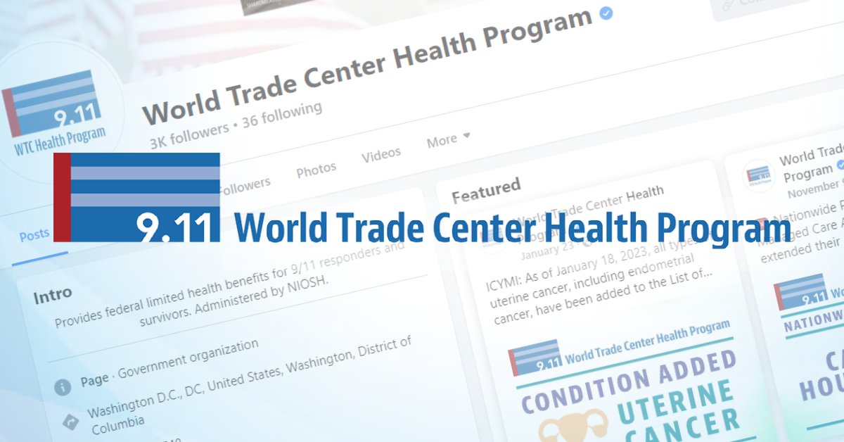 ℹ️ For the latest #WTCHealthProgram information, please visit us on Facebook at bit.ly/WTCHPonFB