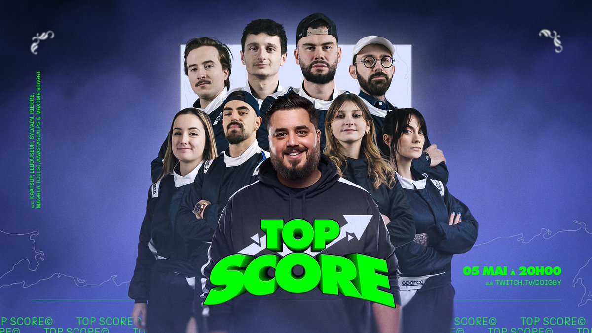 On continue de se faire kiffer cette année, nouvelle émission DEMAIN À 20H !! 🥳

Grosse équipes pour un gros défi, mais auront-ils ce qu’il faut pour atteindre le TOP SCORE ? 🎯