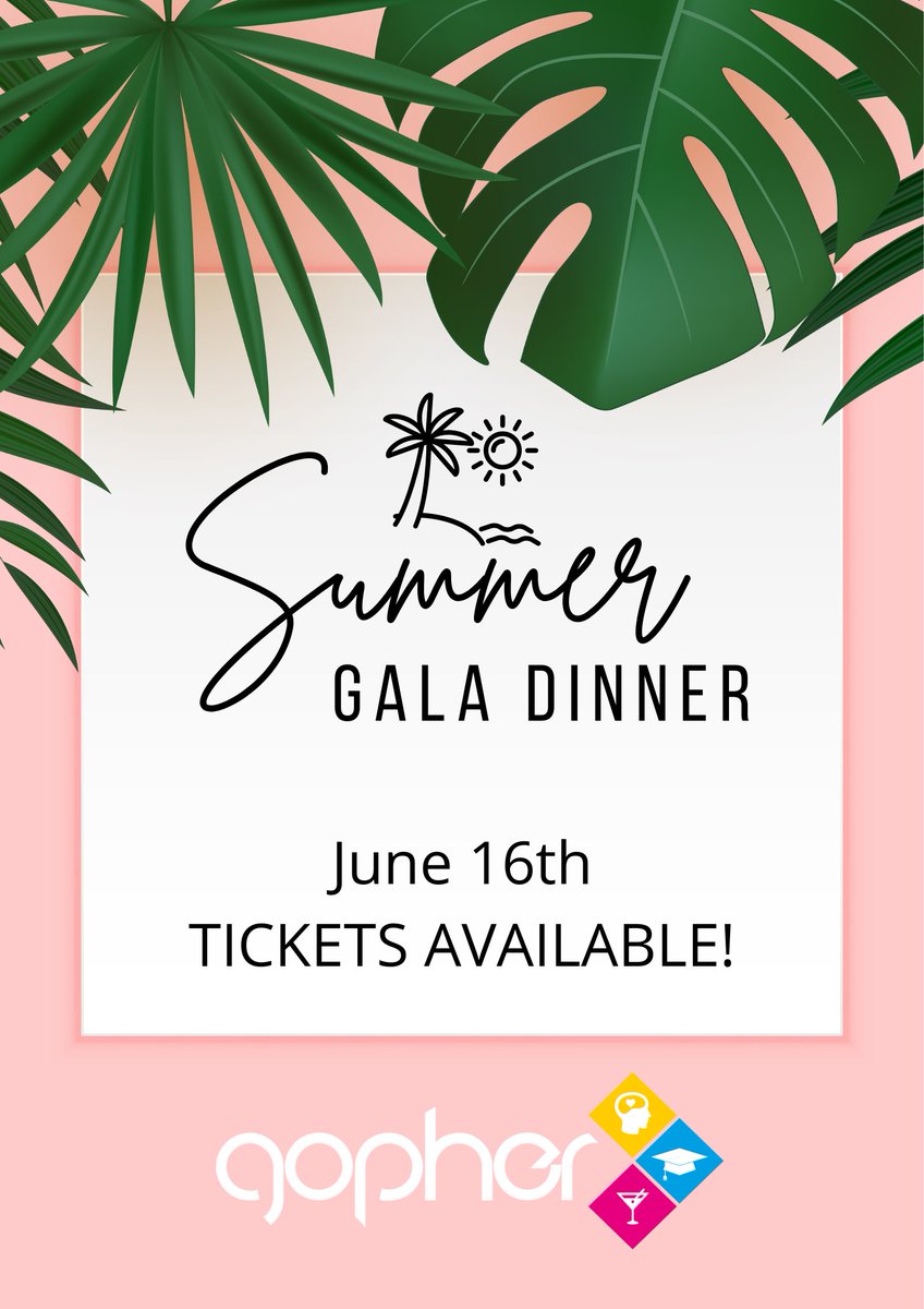 GroningenGopher's tweet photo. Summer is coming...with the biggest Gopher party of the year! π€©
Tickets on our website π₯³
#GopherGroningen #GopherFun #Gala #GalaDinner #PhD #Summer https://t.co/efsugveXox