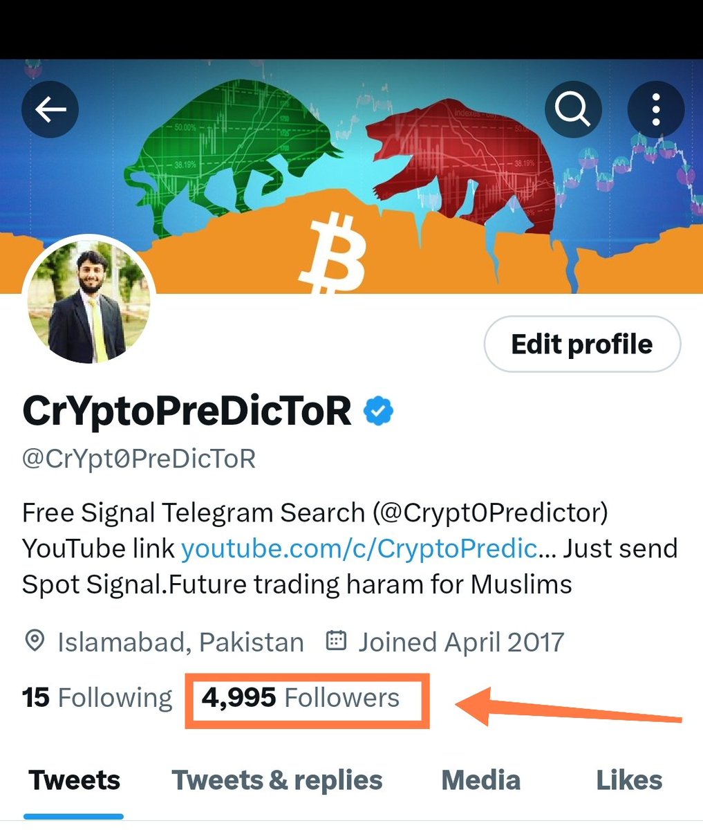 CrYpt0PreDicToR's tweet photo. Waiting 5K Achievement Big Success after 6 Year. 

#Btc #bitcoin #Cryptopredictor https://t.co/wqJVE1lmoZ
