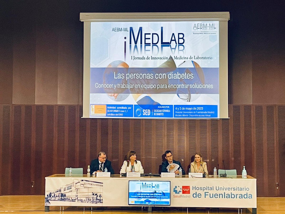 Comienza la I Jornada de Innovación en Medicina de Laboratorio AEBM-ML: “Las personas con diabetes. Conocer y trabajar en equipo para encontrar soluciones”.