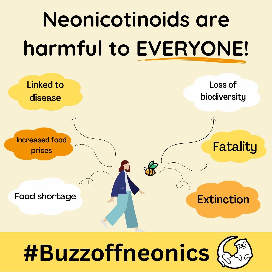 GRActivists's tweet photo. Neonicotinoids are killing our bees, threatening our food security and livelihoods. π
It's time to take action and demand a complete ban on these toxic pesticides.
Learn how hereπhttps://t.co/ombtSget5V
#BuzzOffNeonics #SaveTheBees
#FoodSecurity #Campaign #chemicals #nature https://t.co/bHzRdcnbfA
