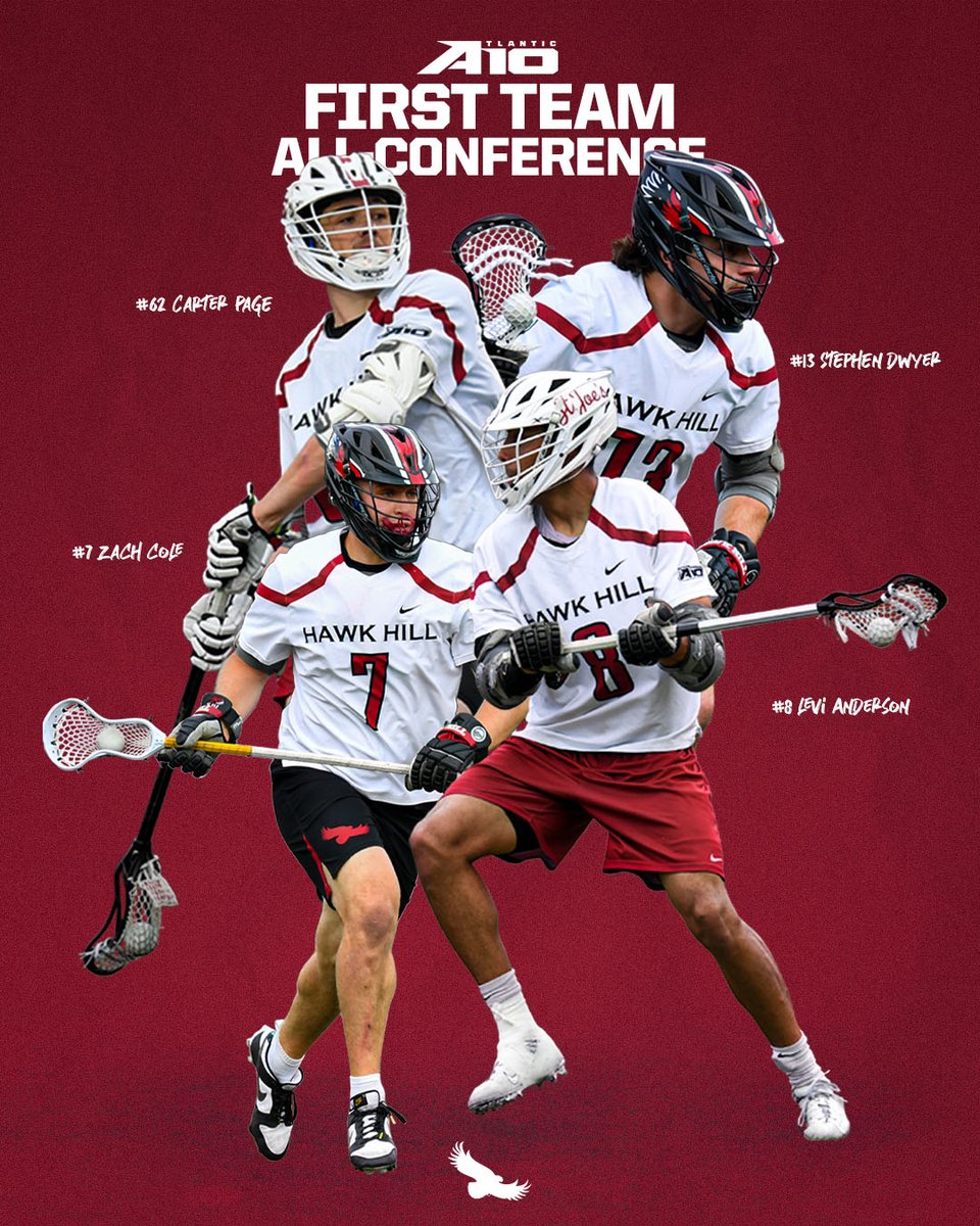 SJUHawks_MLax's tweet photo. Landed 4⃣ Hawks on the @atlantic10 All-Conference First Team 🔥

#THWND https://t.co/SwPbIdFDW0