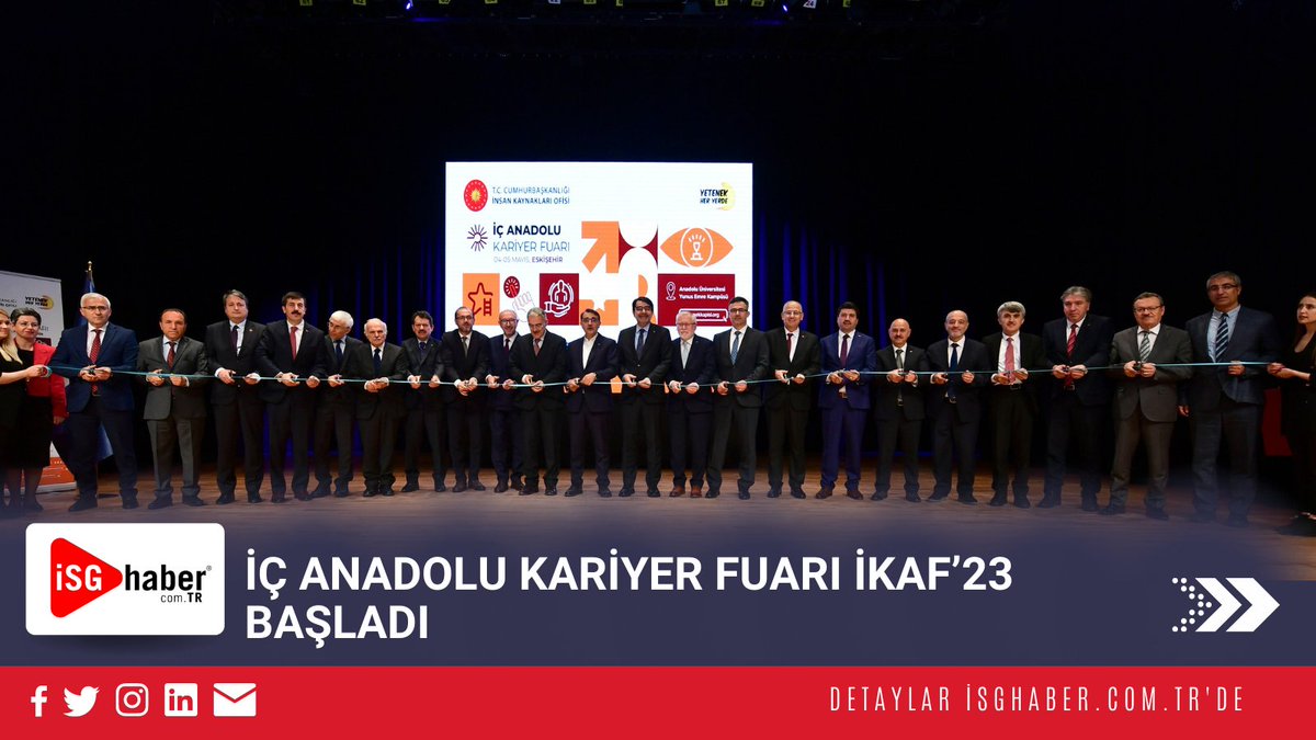 isghabercomtr's tweet photo. Cumhurbaşkanlığı İnsan Kaynakları Ofisi (CBİKO) koordinasyonunda gerçekleşen İç Anadolu Kariyer Fuarı (İKAF’23) başladı.

Haberin Detayları: https://t.co/bIim2SFnwR
 
@tcbestepe 
@icanadolukaf 
@TCEnerji 
@fatih_donmez 

#haberler #gündem #ikaf #insankaynakları #anadolu
