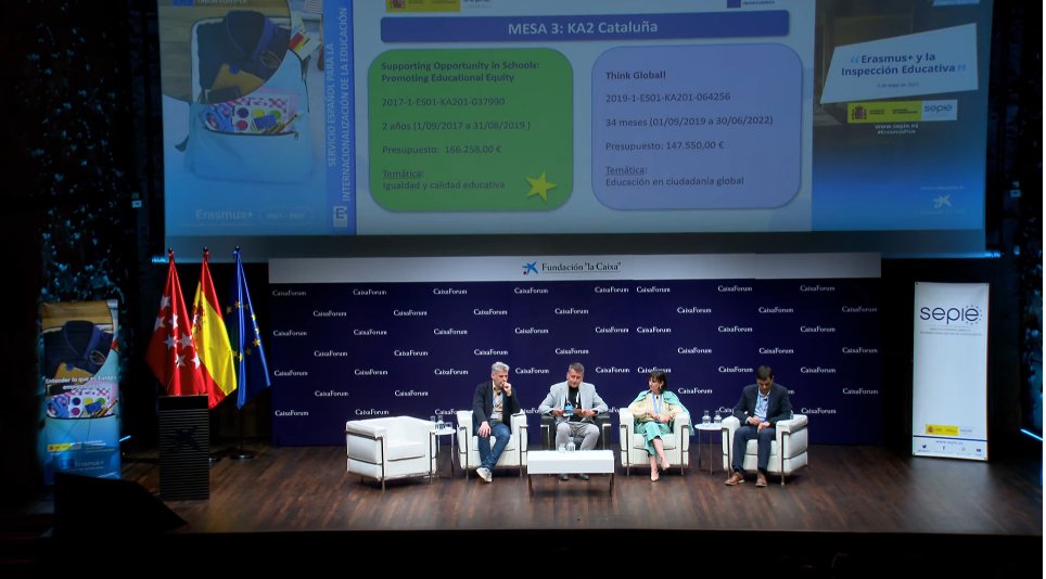 sepiegob's tweet photo. Mesa de buenas prácticas 3: la Inspección Educativa en proyectos Erasmus+ de cooperación.

Jordi Serarols Boada, subdirector general, @educaciocat.
Proyectos: Supporting Opportunity in Schools: Promoting Educational Equity.
Think Global!

https://t.co/CqB8ZlE7ax https://t.co/a6Pc1MonhY