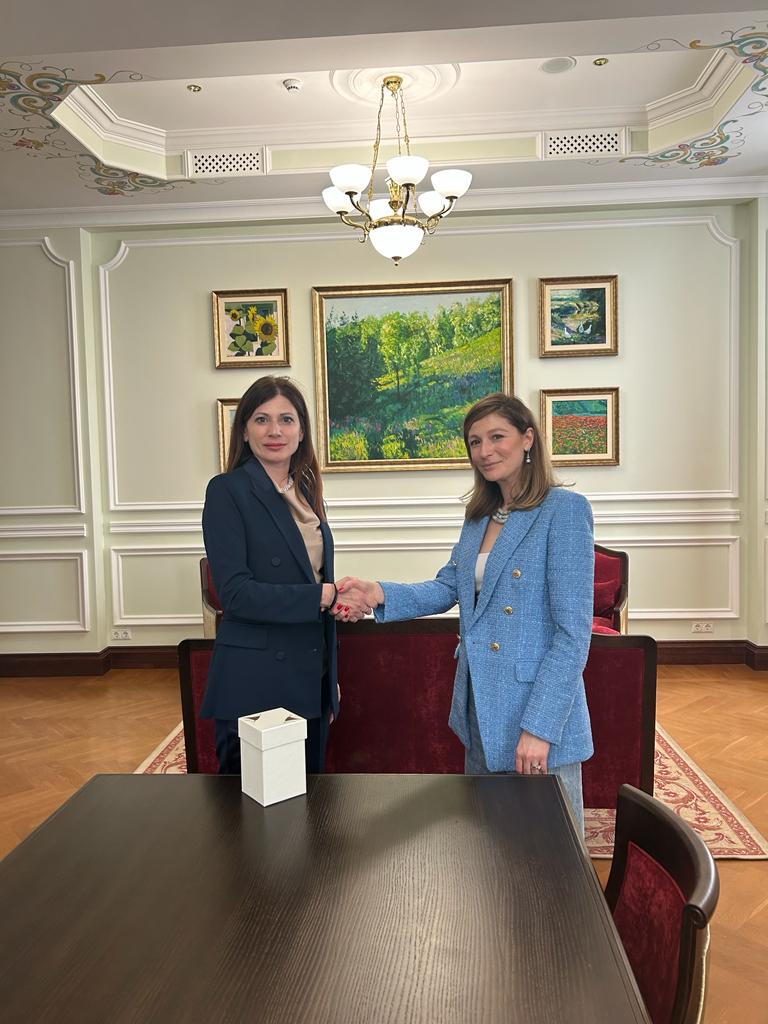 EmineDzheppar's tweet photo. Glad to meet with @irenefellin, @NATO SG Representative for Women,Peace&amp;Security.I told Irene about🇺🇦women who fight for our statehood.We discussed the female human rights defenders in #Crimea who despite🇷🇺repressions continue their important work&amp;the operation of #CrimeaPlatform https://t.co/5c8CvgUcNW