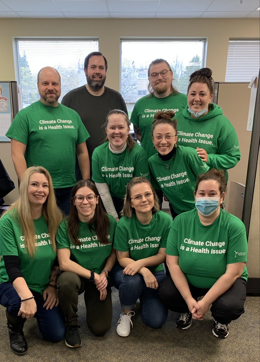 RoadDawson's tweet photo. Green Healthcare Day! A day for the DRFMC and Guelph Family Health Team staff to raise awareness about climate change and how it is impacting our health.
#GreenHealthDay #ClimateChange #GuelphFHT #climatechangeisahealthissue #GreenHealthCare #DawsonRoadMedical
@GuelphFHT https://t.co/6OdRembDSh