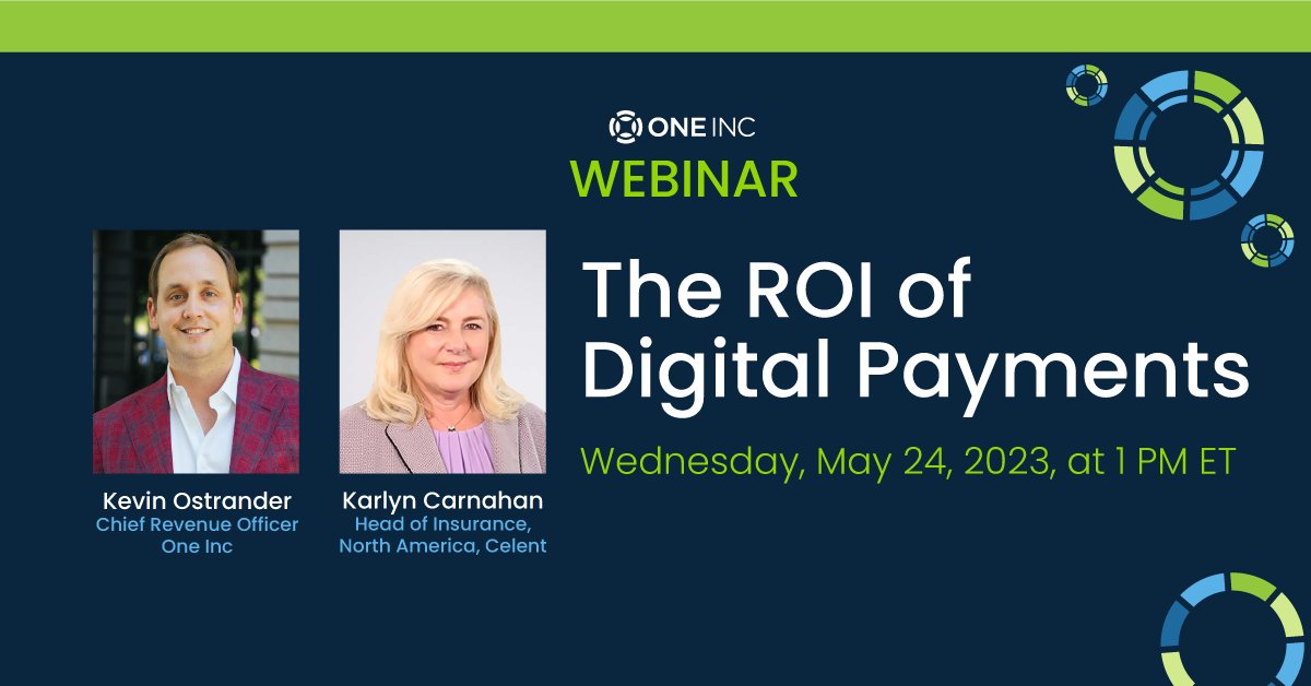 Join One Inc CRO, Kevin Ostrander, and Head of Insurance, Karlyn Carnahan, Celent on Wednesday, May 24th at 1 PM EST for an insightful conversation on discovering the best way to optimize customer experience and improve your bottom line.hubs.la/Q01N2ZLF0