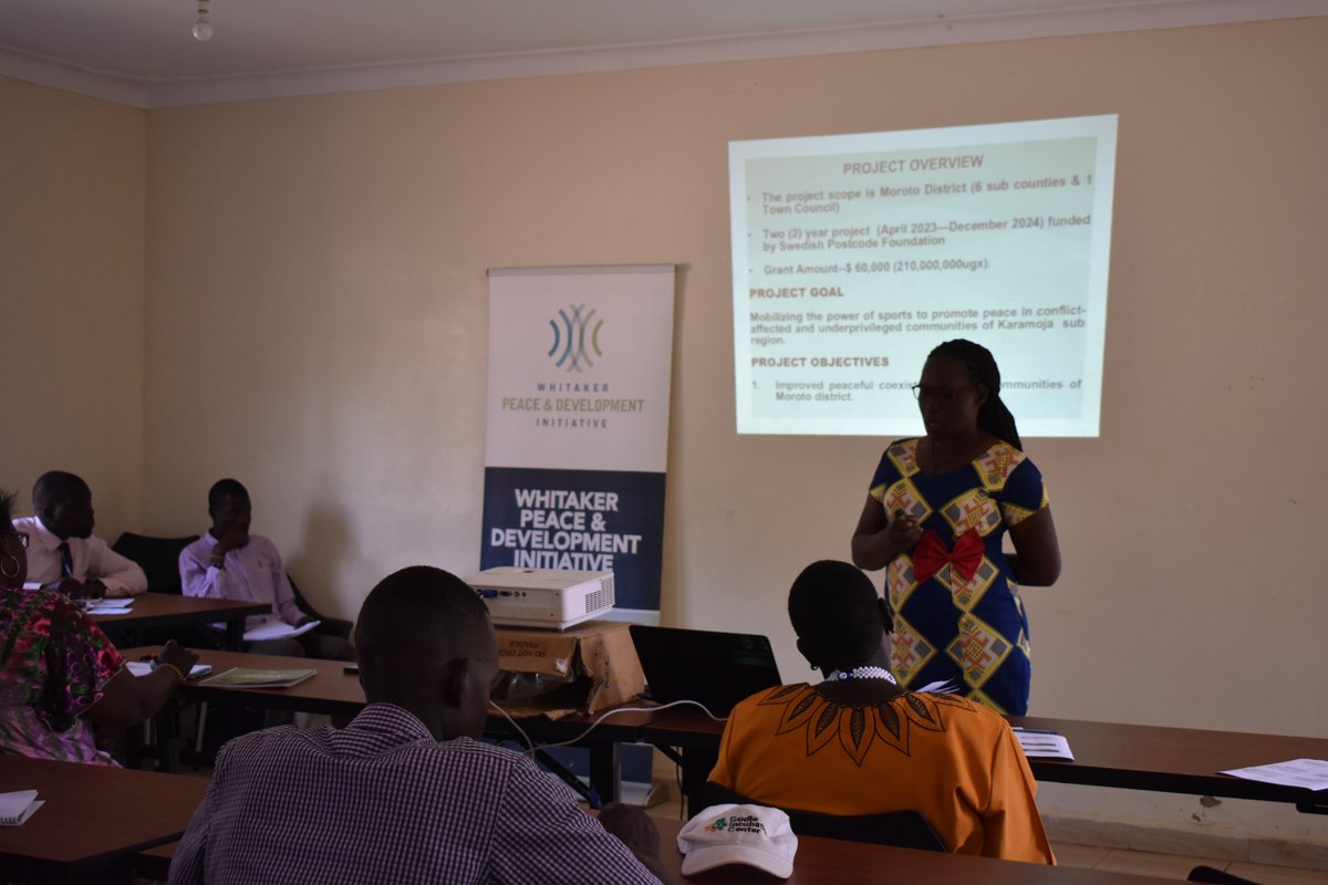 connectWPDI's tweet photo. ➡️WPDI conducted a project inception meeting in #Uganda🇺🇬, for new a project: “Mobilizing the Power of Sports to Promote Peace in Conflict-affected and Underprivileged Communities of Uganda - Karamoja Sub Region” w/ Svenska Postkodstiftelsen.
#postkodeffekten #projectforchange https://t.co/xl1E0DIptt