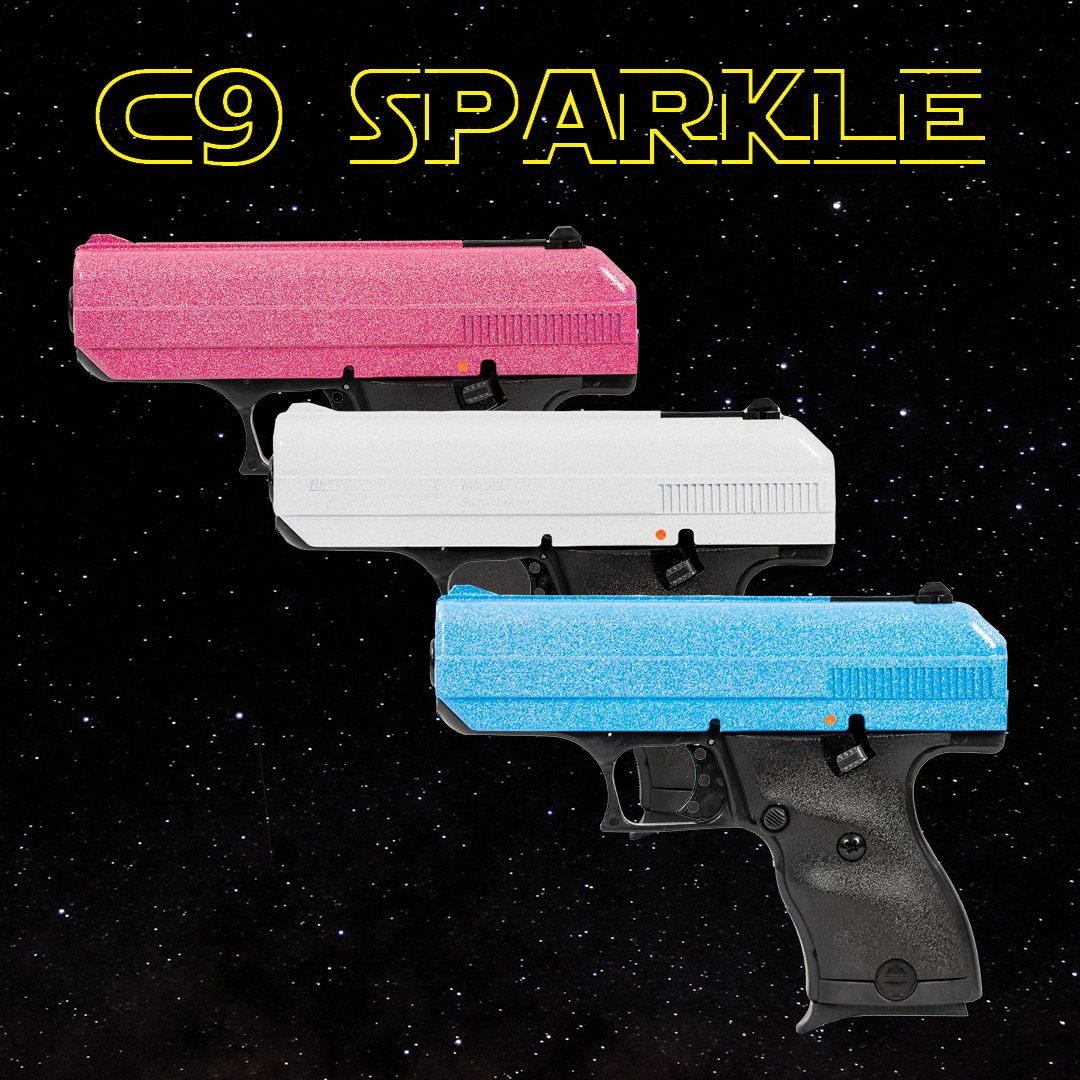 Hi-Point Firearms on X: Find your style with the new limited run C9 Sparkle  editions! Three colors to choose from; Pink, White, and Blue. #maythefourth  #maythe4th  / X